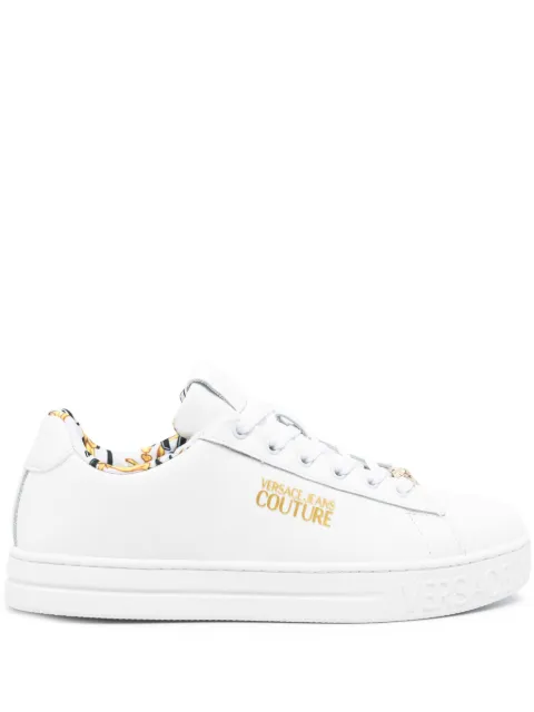 Versace Jeans Couture Court leather sneakers White 76VA3SKLZPA48