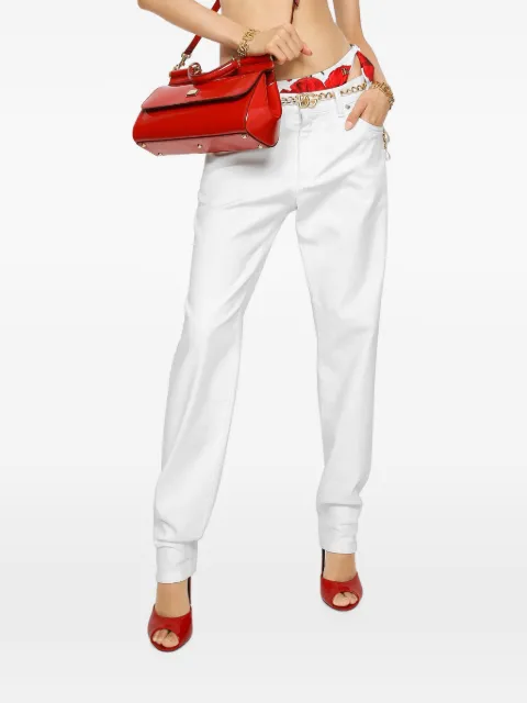 Dolce & Gabbana Audrey slim-leg jeans White FTCS0DG8IB7S9001