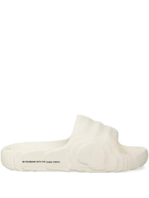 adidas logo-print slides White IG8263