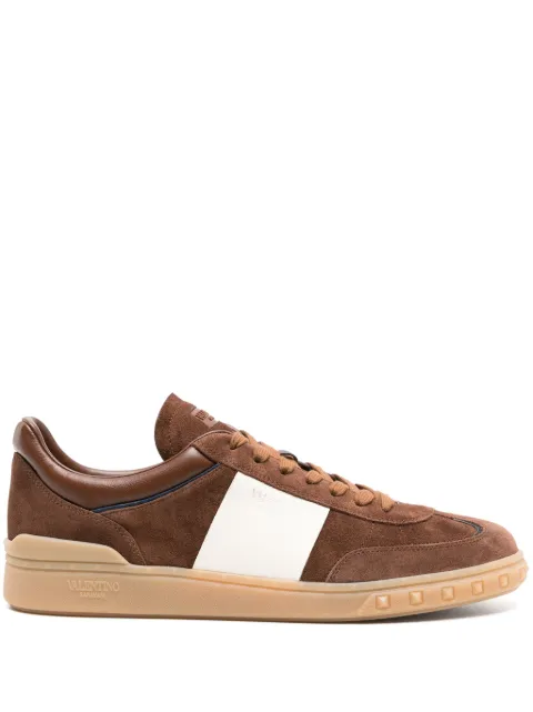 Valentino Garavani Upvillage suede sneakers Brown YS0H77FBE