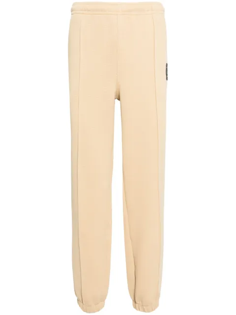 Lacoste logo-appliqué track pants Yellow XH744100