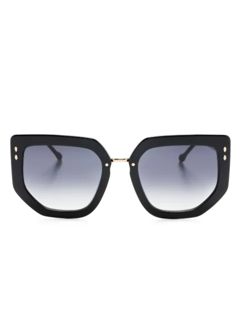 Isabel Marant Eyewear geometric-frame sunglasses Black IM0149S