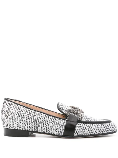 Roberto Festa Joys tweed loafers Black JOYSMARILU