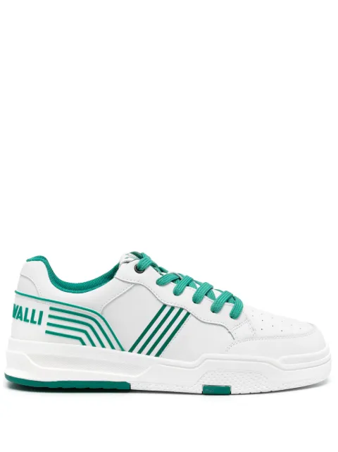Just Cavalli panelled-design leather sneakers White 76QA3SO2ZP398