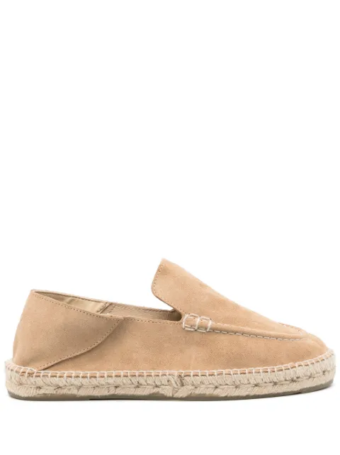 Manebi Traveler suede espadrilles Neutrals M28LT