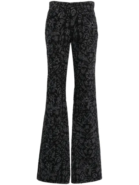 Off-White Tattoo straight-leg jeans Black OWYA047S24DEN0011001