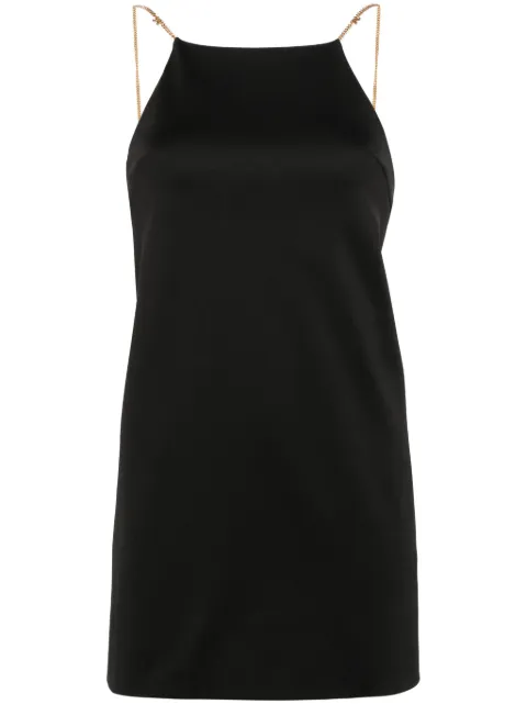 Palm Angels monogram-plaque dress Black PWDB220S24FAB001