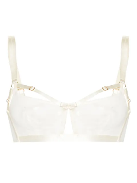 Bordelle Bondage Belle mesh bra Neutrals BONDAGEBELLESOFTCUPBRA