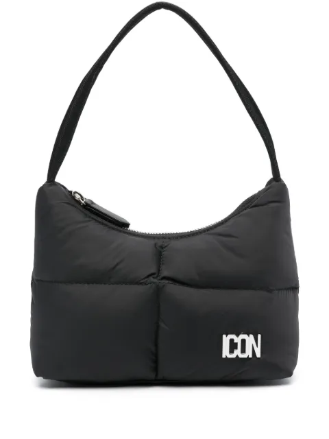 DSQUARED2 gothic-logo puffer shoulder bag Black HOW004311702380