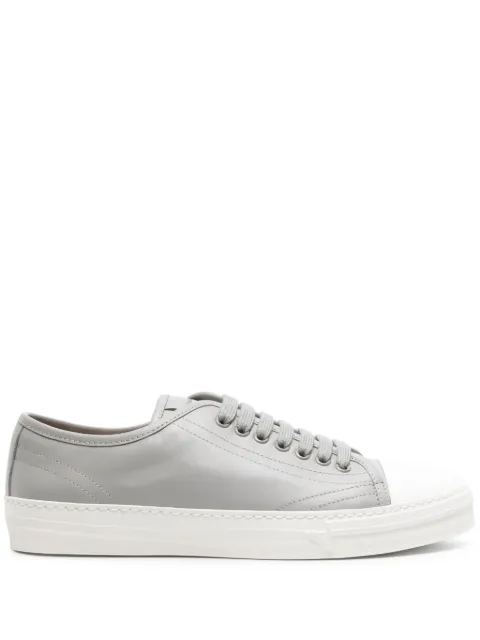 Scarosso Ambrogio leather sneakers Grey AMBROGIOSNEAGRYCALF