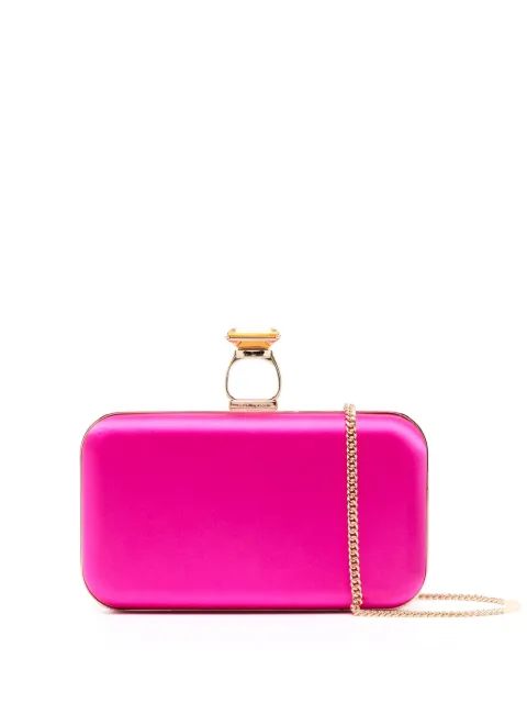 Sachin & Babi On The Rocks satin clutch bag Pink S241H09