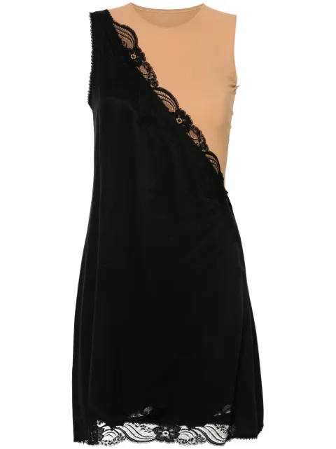 MM6 Maison Margiela lace-trim dress Black S62DD0027MTN005