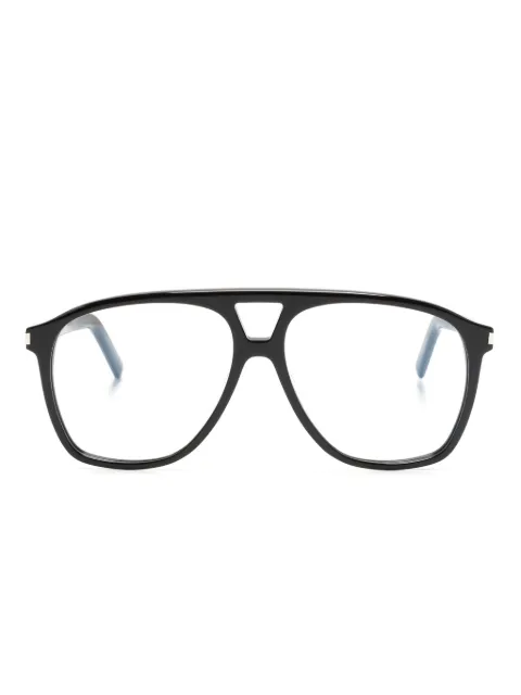 Saint Laurent Eyewear SL 596 Dune Opt pilot-frame glasses Black SL596DUNEOPT