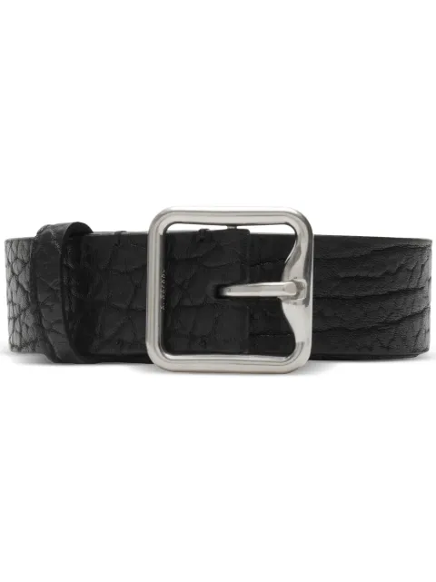Burberry B-buckle leather belt Black 8082431
