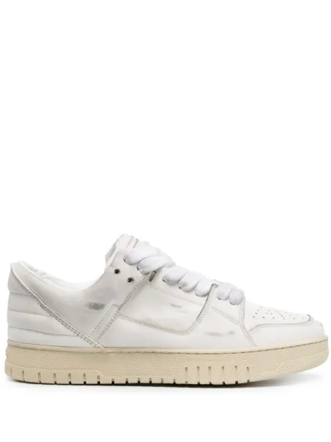 1989 STUDIO Vintage Dirty leather sneakers White SS2493LE
