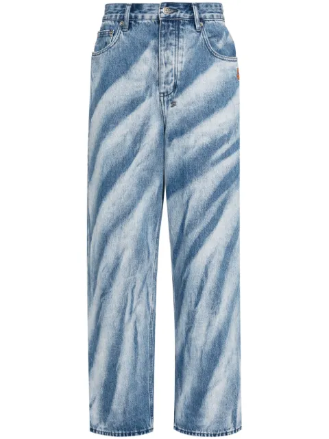 Ksubi striped straight-leg jeans Blue MPF23DJ027
