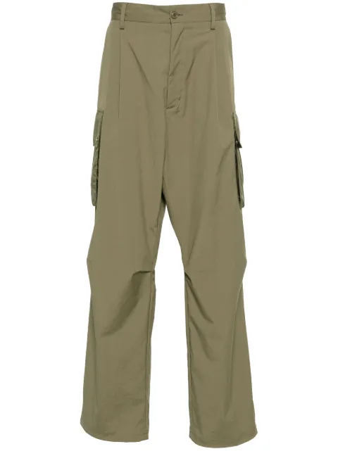 Moncler appliqué-logo cargo trousers Green J10912A00030549P5