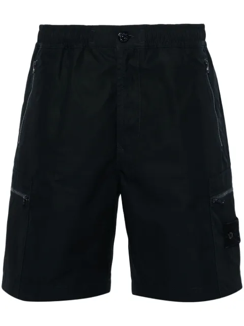Stone Island Compass-motif shorts Blue 8015L07F1