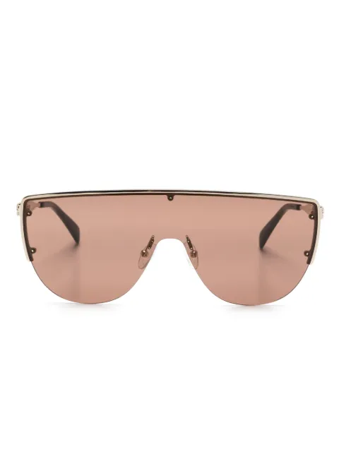 Alexander McQueen Eyewear shield-frame sunglasses Brown 781210I3330