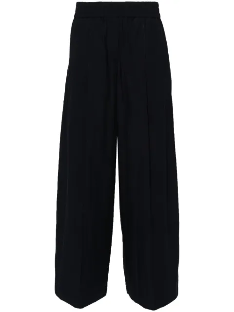 Brunello Cucinelli poplin wide trousers Blue ML949P8531C009