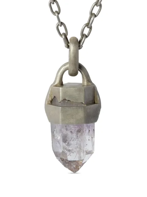 Parts of Four Talisman amethyst pendant necklace Silver Z961DAAME