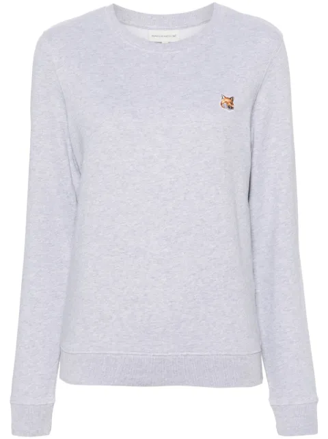 Maison Kitsuné Fox Head cotton sweatshirt Grey LW00302KM0001