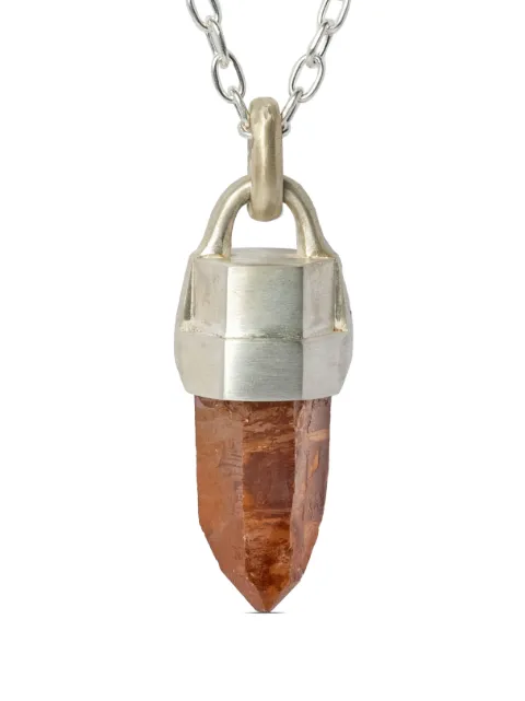 Parts of Four Talisman iron-quartz pendant necklace Silver Z954MAIRQ