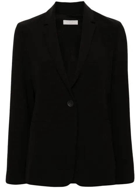 Antonelli single-breasted crepe blazer Black FIRENZEK3281L
