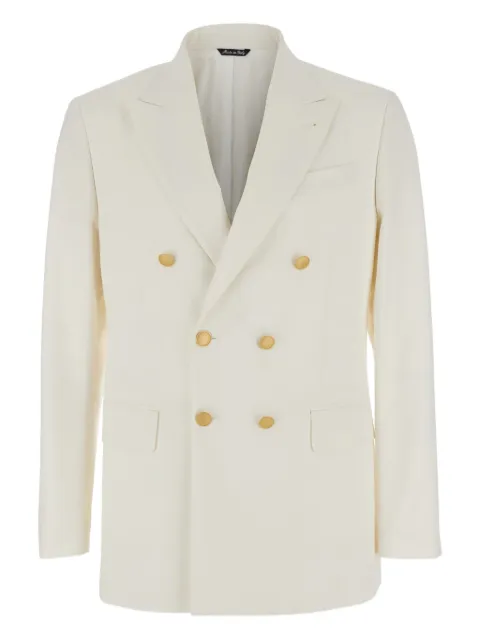 Reveres 1949 virgin wool-cotton blazer White 54057912336
