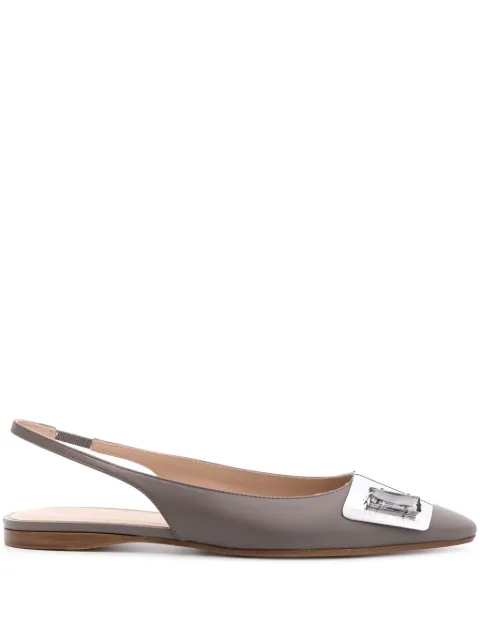 Roberto Festa Rex slingback ballerina shoes Grey REXSOFTY
