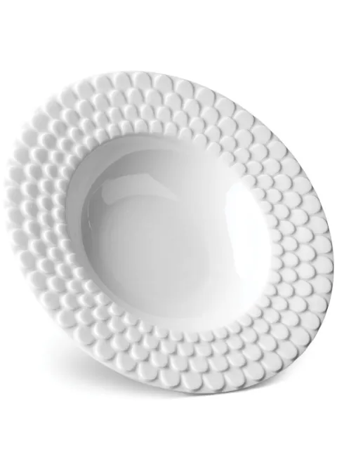 L'Objet Aegean soup plate (22cm) White AG1300