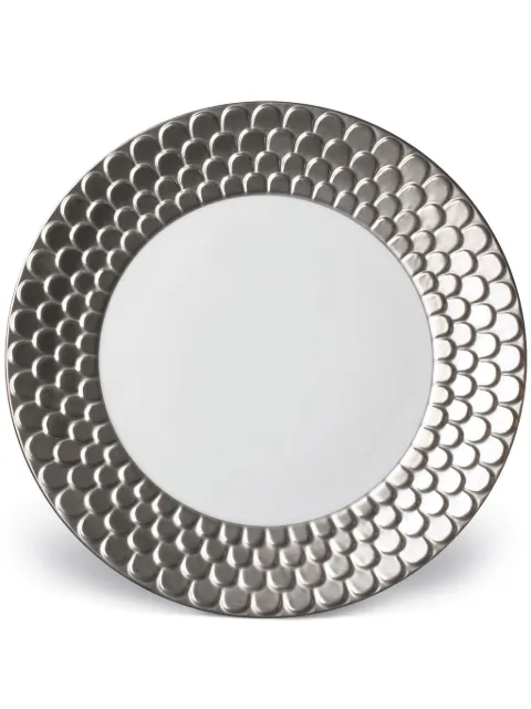 L'Objet Aegean dinner plate (27cm) White AG6100