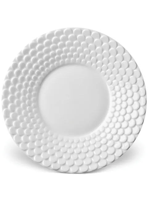 L'Objet Aegean saucer (17cm) White AG1600