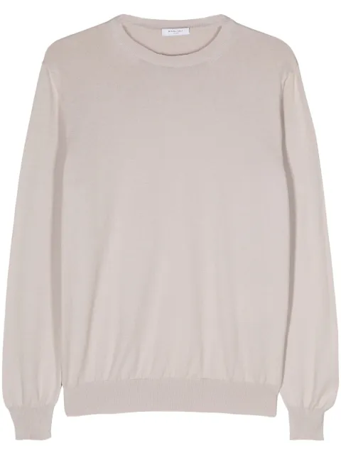 Boglioli crew-neck cotton jumper Grey 91307SA0803