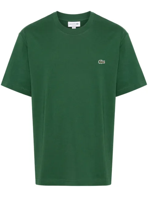 Lacoste logo-patch cotton T-shirt Green TH7318