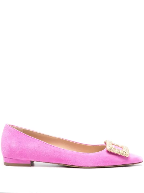 Roberto Festa suede ballerina shoes Pink CANARYCAMOSCIO