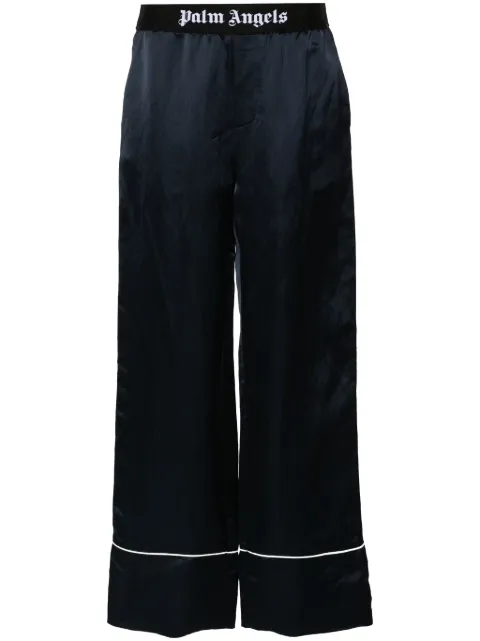 Palm Angels Soiree pyjama pants Blue PWCA117S24FAB001