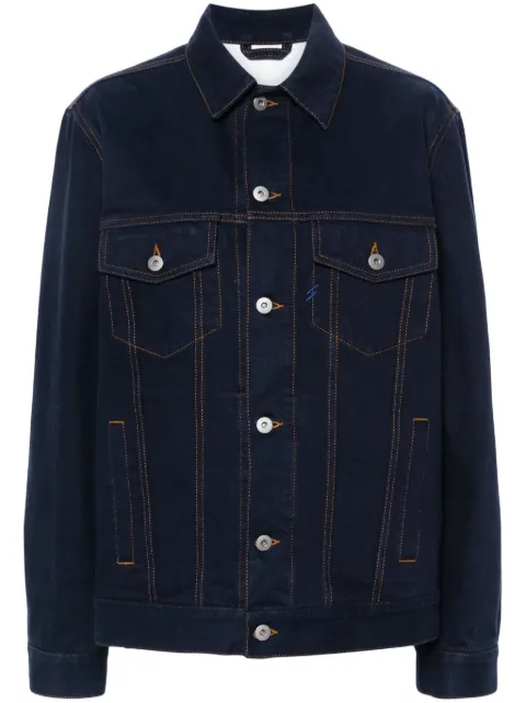 Burberry logo-patch denim jacket Blue 8080769