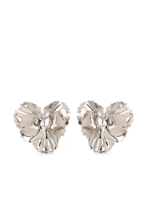 Jennifer Behr Pansy stud earrings Silver 111RA2SILVER
