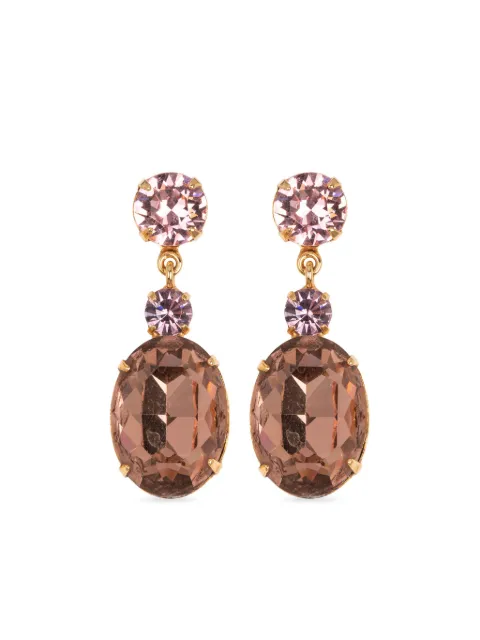 Jennifer Behr Justine drop earrings Pink 50RB114ANTIQUEROSE