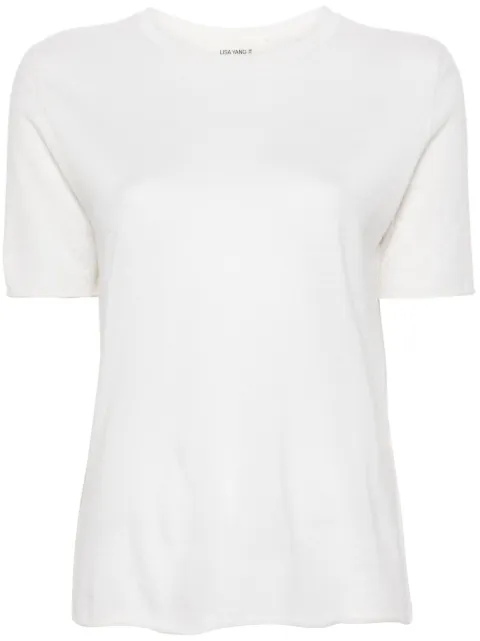 Lisa Yang Ari cashmere T-shirt Neutrals 2024079