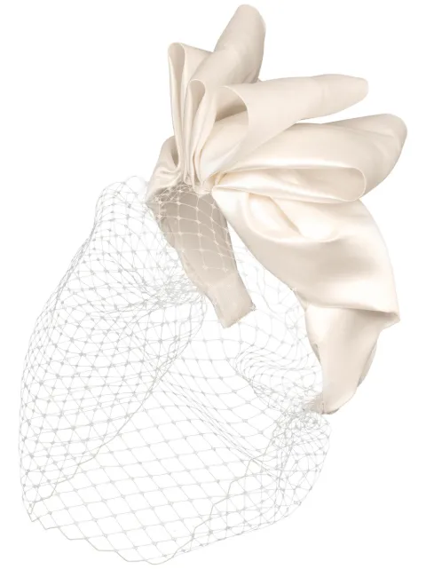 Jennifer Behr Odella voilette headband Neutrals 15BC27CREAM