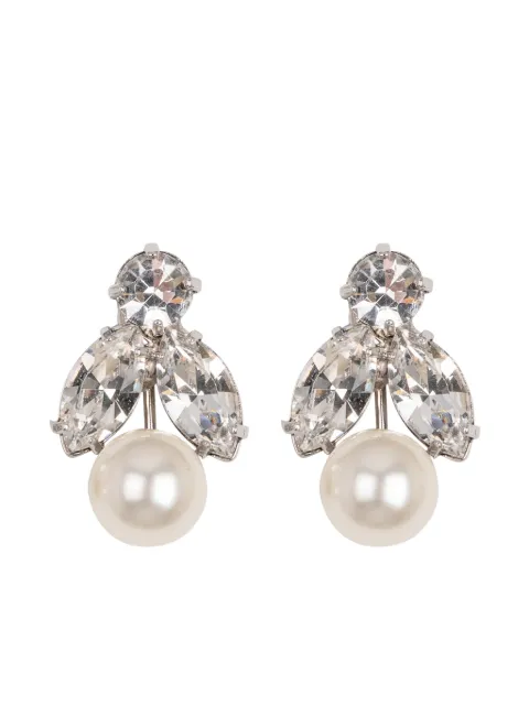 Jennifer Behr Kaide embellished earrings Silver 76RA41CRYSTALPEARL