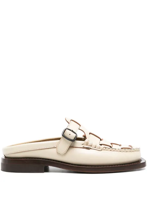 Hereu Bonell leather mules Neutrals BONEWFS24
