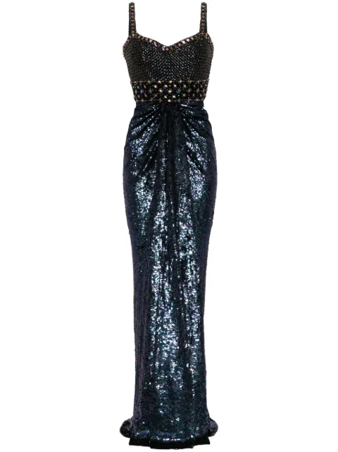 Jenny Packham Only You maxi dress Multicolour ZAD106L