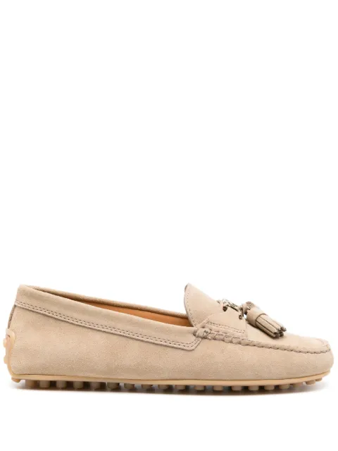 Tod's Gommino suede loafers Neutrals XXW10L0ID50RE0