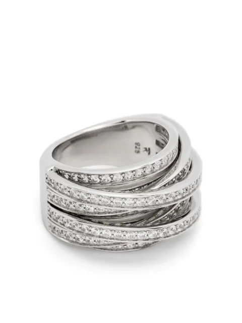 Tom Wood Orb chunky ring Silver 100792TW