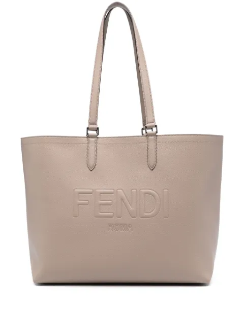 FENDI leather tote bag Neutrals 7VA610ARD9