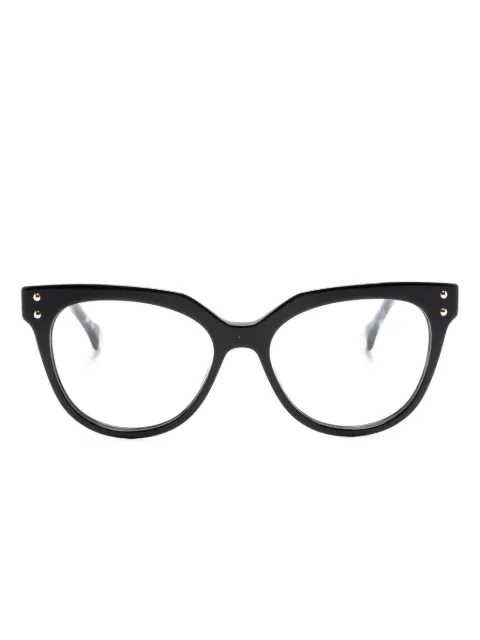 Carolina Herrera cat-eye stud-embellished glasses Black HER0224