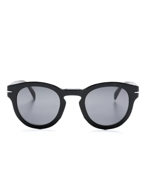 Eyewear by David Beckham round-frame sunglasses Black DB7041SFLAT